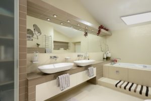 infrarood paneel plafond badkamer spiegel verwarming